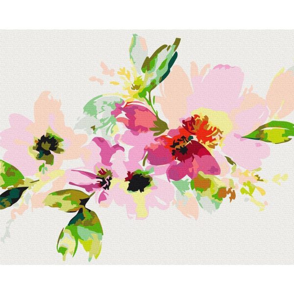 Peinture par numéros - Colourful Flowers