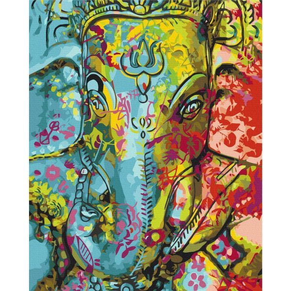 Peinture par numéros - Colourful Ganesha
