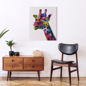 Peinture par numéros - Colourful Giraffe