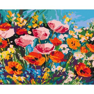 Peinture par numéros - Colourful Meadow Flowers