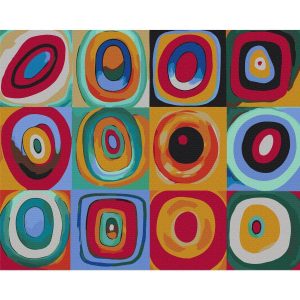 Peinture par numéros - Colourful Rings