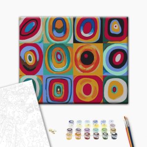 Peinture par numéros - Colourful Rings