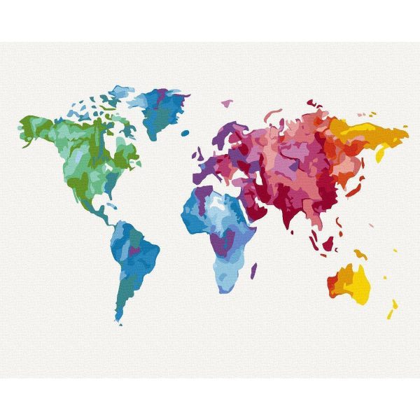 Peinture par numéros - Colours of the World