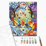 Peinture par numéros - Deer and Flowers