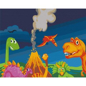 Peinture par numéros - Dinosaur World