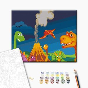 Peinture par numéros - Dinosaur World