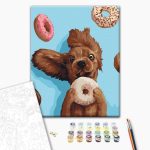 Peinture par numéros - Doggy joy