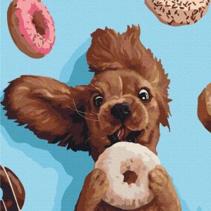 Peinture par numéros - Doggy joy