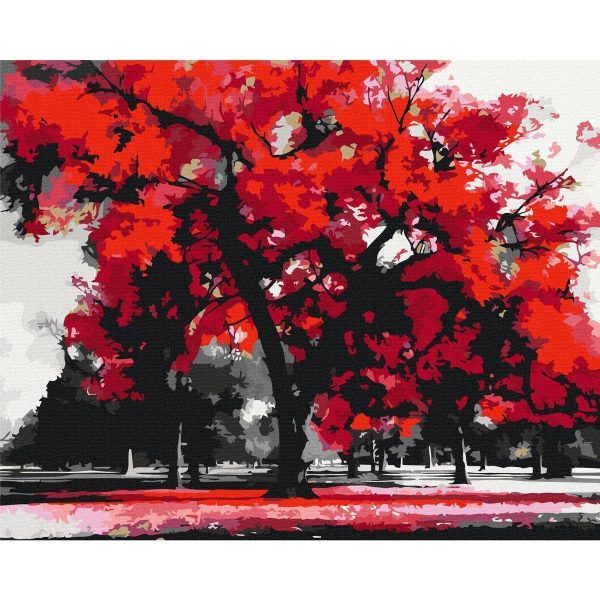 Peinture par numéros - Expressive Tree