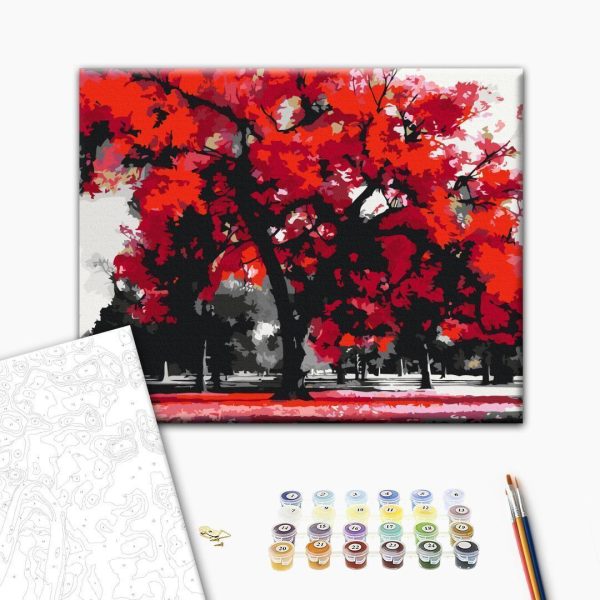 Peinture par numéros - Expressive Tree