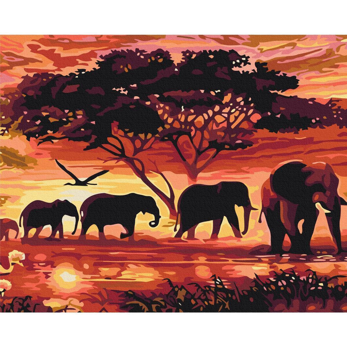 Peinture par numéros - Family Walk