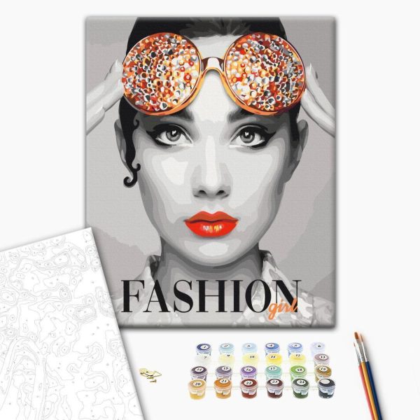 Peinture par numéros - Fashion Girl