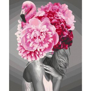 Peinture par numéros - Flamingo Girl