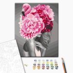 Peinture par numéros - Flamingo Girl