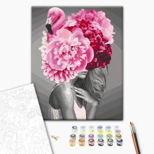 Peinture par numéros - Flamingo Girl