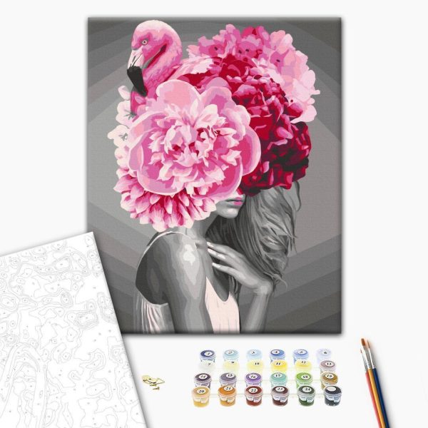 Peinture par numéros - Flamingo Girl