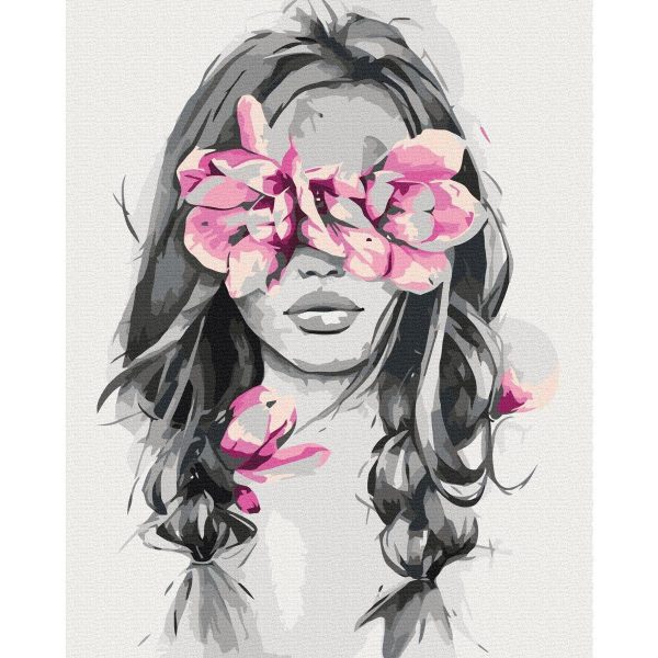 Peinture par numéros - Flowers On Eyes
