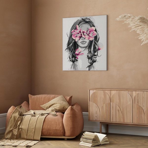 Peinture par numéros - Flowers On Eyes