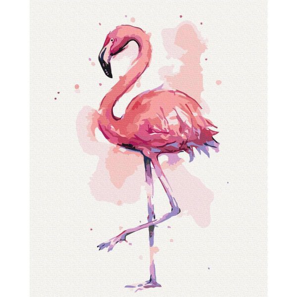 Peinture par numéros - Friendly Flamingo