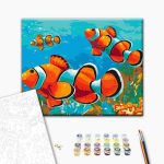 Peinture par numéros - Gold Fishes