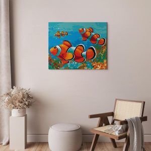 Peinture par numéros - Gold Fishes