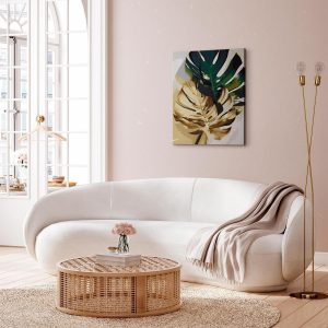 Peinture par numéros - Golden Monstera