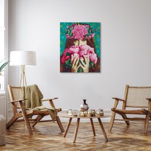 Peinture par numéros - Green-Eyed Woman