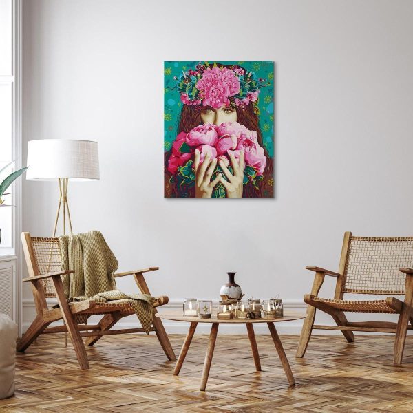 Peinture par numéros - Green-Eyed Woman