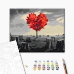 Peinture par numéros - Heart-Shaped Tree