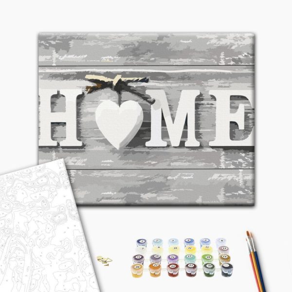 Peinture par numéros - Home (Letters)