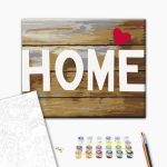Peinture par numéros - Home with Heart