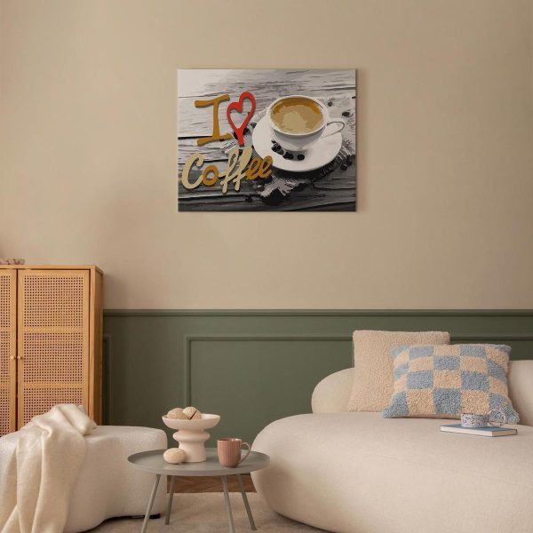 Peinture par numéros - I Love Coffee