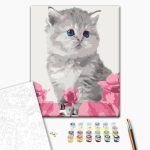 Peinture par numéros - Kitty Cat