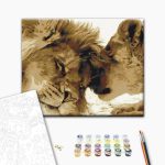 Peinture par numéros - Lions In Love