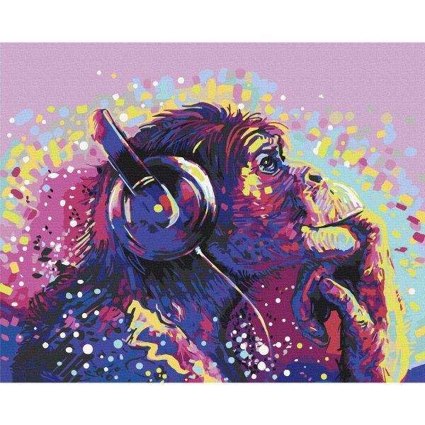 Peinture par numéros - Magic Chimpanzee