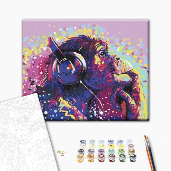 Peinture par numéros - Magic Chimpanzee