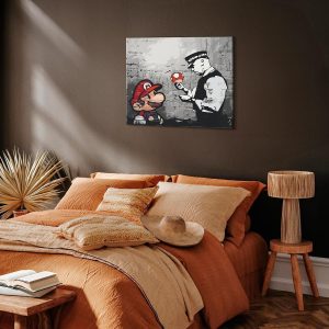 Peinture par numéros - Mario (Banksy)