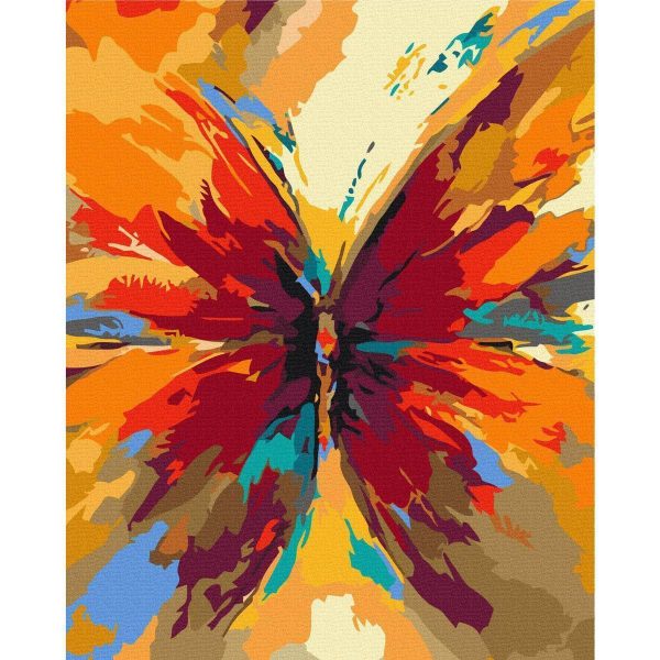 Peinture par numéros - Multicolored Butterfly
