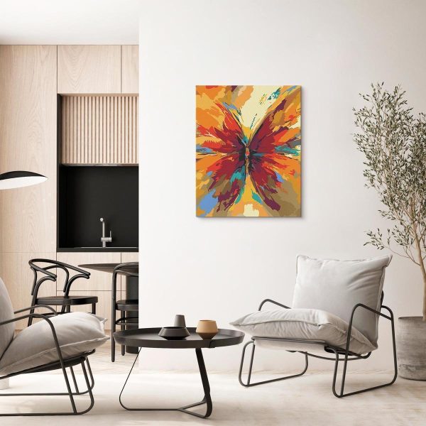 Peinture par numéros - Multicolored Butterfly