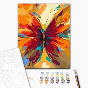 Peinture par numéros - Multicolored Butterfly
