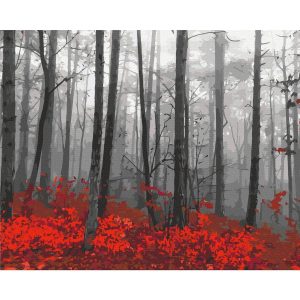 Peinture par numéros - Naked Trees