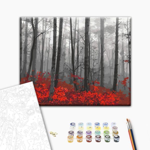 Peinture par numéros - Naked Trees