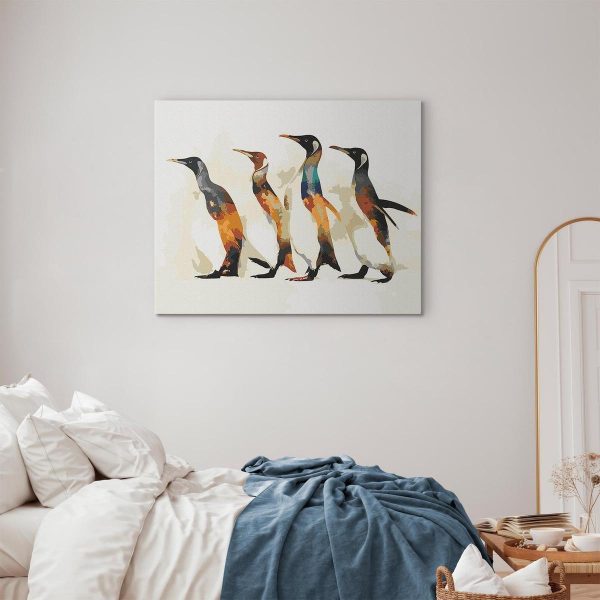 Peinture par numéros - Penguin Family