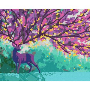 Peinture par numéros - Purple Deer