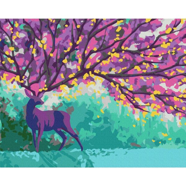 Peinture par numéros - Purple Deer