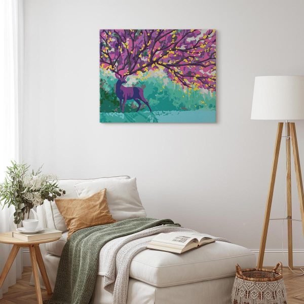 Peinture par numéros - Purple Deer