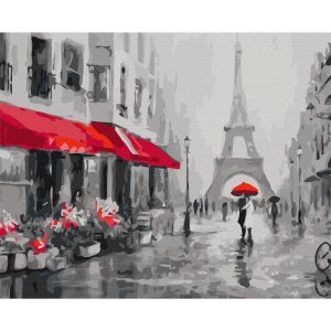 Peinture par numéros - Rainy Paris