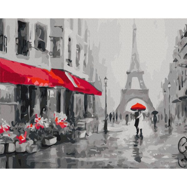 Peinture par numéros - Rainy Paris