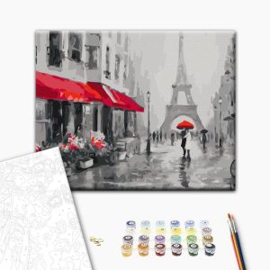 Peinture par numéros - Rainy Paris