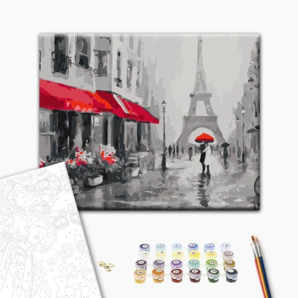 Peinture par numéros - Rainy Paris